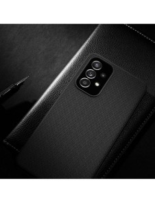 Nillkin Textured Case Slitstarkt förstärkt fodral med gelram och nylon på baksidan för Samsung Galaxy A33 5G svart