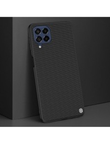 Nillkin Textured Case Slitstarkt förstärkt fodral med en gelram och nylon på baksidan Samsung Galaxy M53 5G svart
