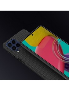 Nillkin Textured Case Slitstarkt förstärkt fodral med en gelram och nylon på baksidan Samsung Galaxy M53 5G svart