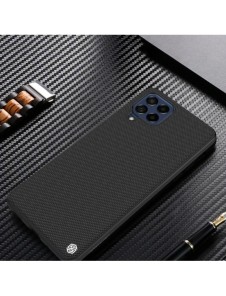 Nillkin Textured Case Slitstarkt förstärkt fodral med en gelram och nylon på baksidan Samsung Galaxy M53 5G svart