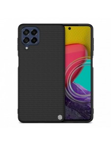 Nillkin Textured Case Slitstarkt förstärkt fodral med en gelram och nylon på baksidan Samsung Galaxy M53 5G svart