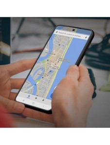 Nillkin Textured Case Slitstarkt förstärkt fodral med en gelram och nylon på baksidan Samsung Galaxy M53 5G svart