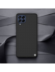 Nillkin Textured Case Slitstarkt förstärkt fodral med en gelram och nylon på baksidan Samsung Galaxy M53 5G svart