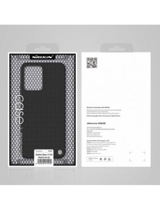 Nillkin Textured Case för Xiaomi Redmi Note 12 5G / Poco X5 5G Förstärkt nylonskydd Svart