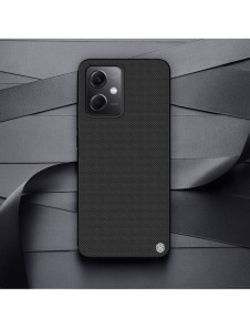 Nillkin Textured Case för Xiaomi Redmi Note 12 5G / Poco X5 5G Förstärkt nylonskydd Svart