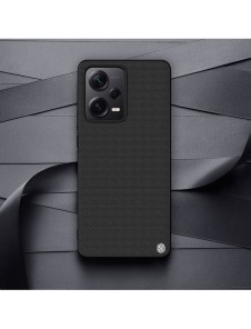 Nillkin Textured Case för Xiaomi Redmi Note 12 Pro+ förstärkt nylonfodral svart