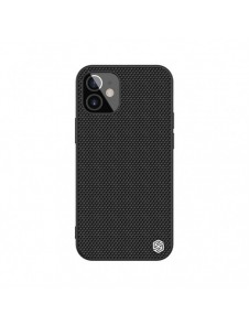 Nillkin Textured Case robust skal med gelram och nylon på baksidan iPhone 12 mini svart
