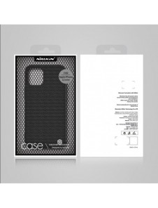Nillkin Textured Case robust skal med gelram och nylon på baksidan iPhone 12 mini svart