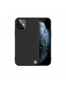 Nillkin Textured Case robust skal med gelram och nylon på baksidan iPhone 12 mini svart