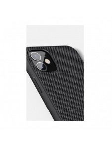 Nillkin Textured Case robust skal med gelram och nylon på baksidan iPhone 12 mini svart
