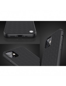 Nillkin Textured Case robust skal med gelram och nylon på baksidan iPhone 12 mini svart
