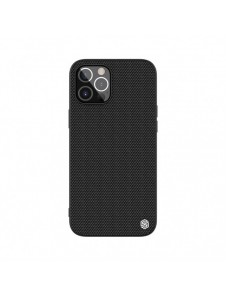 Nillkin Textured Case robust skal med gelram och nylon på baksidan iPhone 12 Pro Max svart