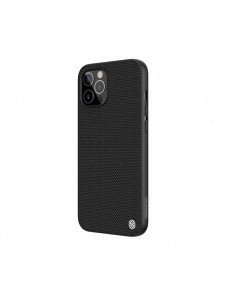 Nillkin Textured Case robust skal med gelram och nylon på baksidan iPhone 12 Pro Max svart
