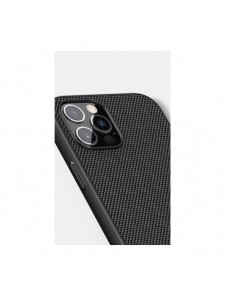 Nillkin Textured Case robust skal med gelram och nylon på baksidan iPhone 12 Pro Max svart