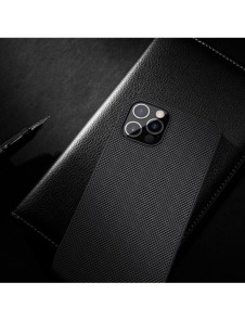 Nillkin Textured Case robust skal med gelram och nylon på baksidan iPhone 12 Pro Max svart