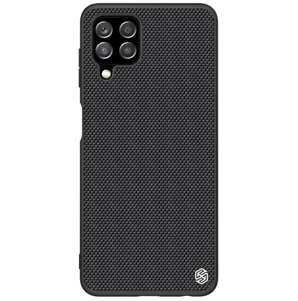 Nillkin Textured Case robust skal med gelram och nylon på baksidan Samsung Galaxy A22 4G svart