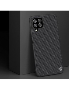 Nillkin Textured Case robust skal med gelram och nylon på baksidan Samsung Galaxy A22 4G svart