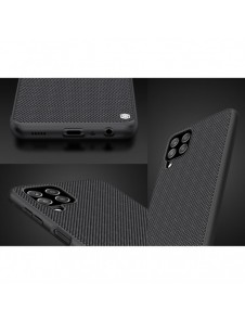 Nillkin Textured Case robust skal med gelram och nylon på baksidan Samsung Galaxy A22 4G svart