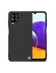 Nillkin Textured Case robust skal med gelram och nylon på baksidan Samsung Galaxy A22 4G svart
