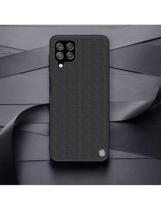 Nillkin Textured Case robust skal med gelram och nylon på baksidan Samsung Galaxy A22 4G svart