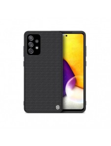 Nillkin Textured Case robust skal med gelram och nylon på baksidan Samsung Galaxy A72 4G svart