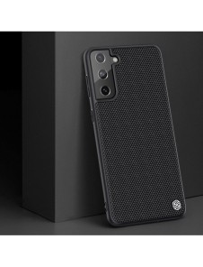 Nillkin Textured Case robust skal med gelram och nylon på baksidan Samsung Galaxy S21+ 5G svart