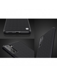 Nillkin Textured Case robust skal med gelram och nylon på baksidan Samsung Galaxy S21+ 5G svart