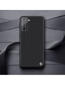 Nillkin Textured Case robust skal med gelram och nylon på baksidan Samsung Galaxy S21+ 5G svart