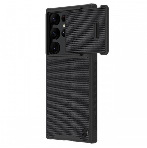 Nillkin Textured S Fodral till Samsung Galaxy S22 Ultra pansarskal med kamerafodral svart