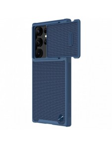 Nillkin Textured S Fodral till Samsung Galaxy S22 Ultra pansarskal med kamerafodral blå