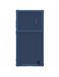 Nillkin Textured S Fodral till Samsung Galaxy S22 Ultra pansarskal med kamerafodral blå