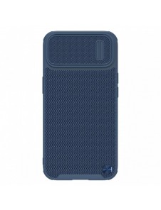 Nillkin Textured S Fodral iPhone 14 Plus pansarfodral med kamerafodral blå