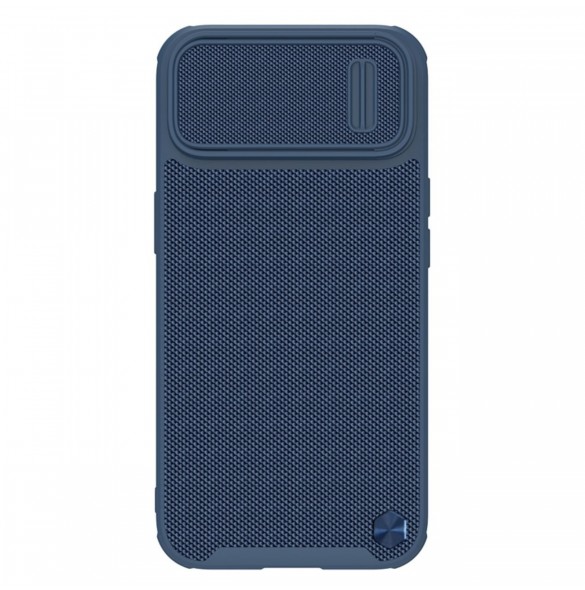 Nillkin Textured S Fodral iPhone 14 Plus pansarfodral med kamerafodral blå