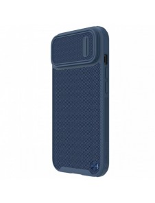 Nillkin Textured S Fodral iPhone 14 Plus pansarfodral med kamerafodral blå