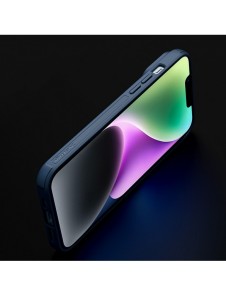 Nillkin Textured S Fodral iPhone 14 Plus pansarfodral med kamerafodral blå