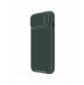 Nillkin Textured S Fodral iPhone 14 Plus pansarfodral med kamerafodral grönt