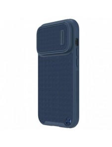 Nillkin Textured S Fodral iPhone 14 Pro pansarfodral med kamerafodral blått