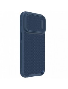 Nillkin Textured S Fodral iPhone 14 Pro pansarfodral med kamerafodral blått