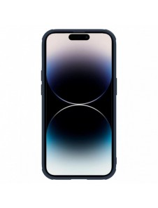 Nillkin Textured S Fodral iPhone 14 Pro pansarfodral med kamerafodral blått