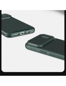 Nillkin Textured S Fodral iPhone 14 Pro pansarfodral med kamerafodral blått