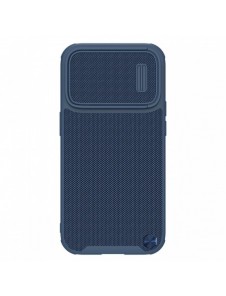 Nillkin Textured S Fodral iPhone 14 Pro Max pansarfodral med kamerafodral blått