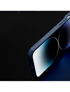 Nillkin Textured S Fodral iPhone 14 Pro Max pansarfodral med kamerafodral blått