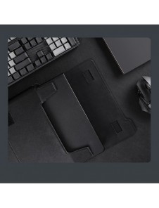 Nillkin mångsidigt fodral för bärbar dator för MacBook Laptop Upp till 16,1 tum bärbar datorväska Stativ Musmatta Grå