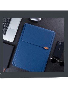 Nillkin mångsidigt fodral för bärbar dator MacBook Laptop Upp till 16,1'' Laptopväska Stativ Musmatta Blå