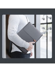 Nillkin mångsidigt fodral för bärbar dator MacBook Laptop Upp till 16,1'' Laptopväska Stativ Musmatta Blå
