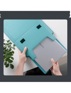 Nillkin mångsidigt fodral för bärbar dator MacBook Laptop Upp till 16,1'' bärbar datorväska Stativ Musmatta Grön