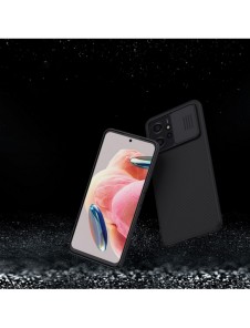 Xiaomi Redmi Note 12 Pansarfodral med Nillkin CamShield Fodral - Svart