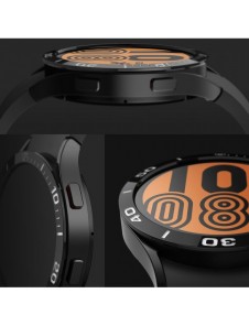 Ringke Bezel Styling Case Ram Kuvert Ring Samsung Galaxy Watch 5 40mm / 4 40mm Svart (rostfritt stål) (GW4-40-02)