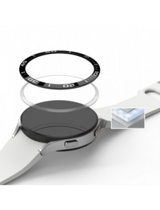 Ringke Bezel Styling Case Ram Kuvert Ring Samsung Galaxy Watch 5 40mm / 4 40mm Svart (rostfritt stål) (GW4-40-02)