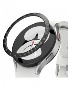 Ringke Bezel Styling Case Ram Kuvert Ring Samsung Galaxy Watch 5 40mm / 4 40mm Svart (rostfritt stål) (GW4-40-03)